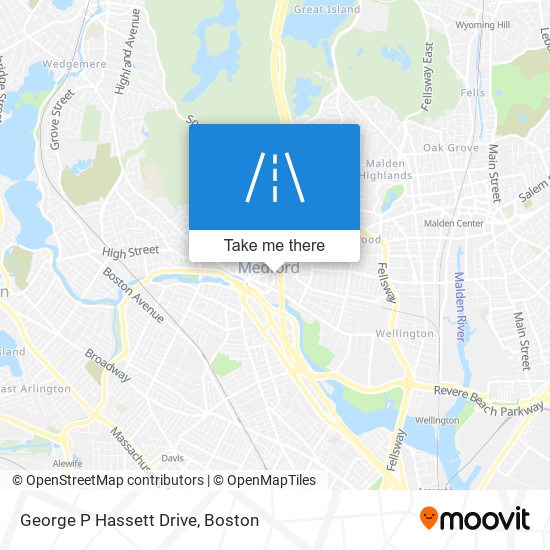 Mapa de George P Hassett Drive