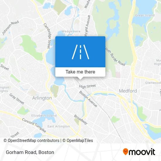Gorham Road map