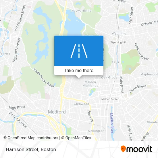 Harrison Street map