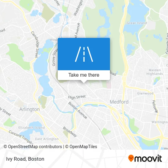 Ivy Road map