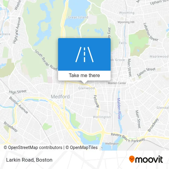 Larkin Road map
