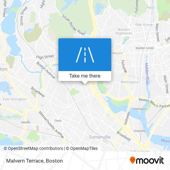 Mapa de Malvern Terrace