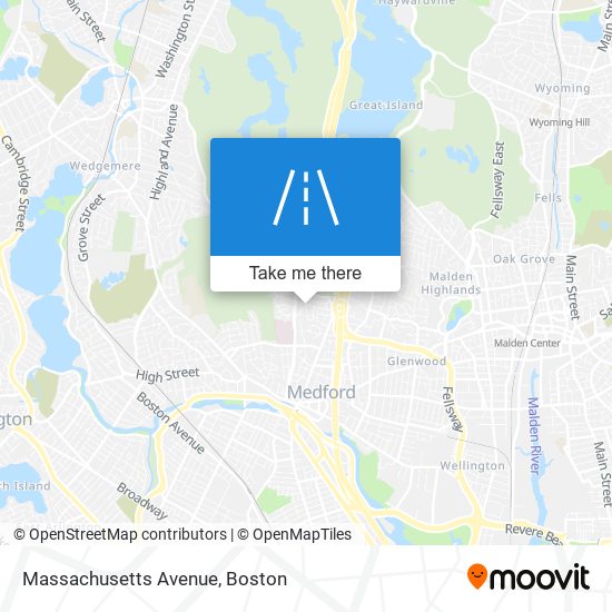 Mapa de Massachusetts Avenue