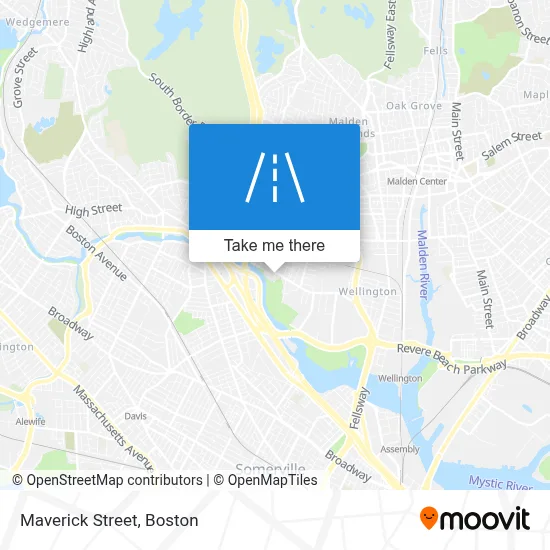Maverick Street map