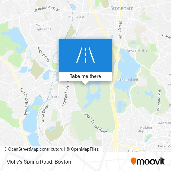 Molly's Spring Road map