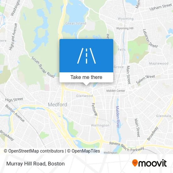 Murray Hill Road map