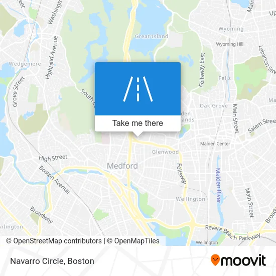 Navarro Circle map