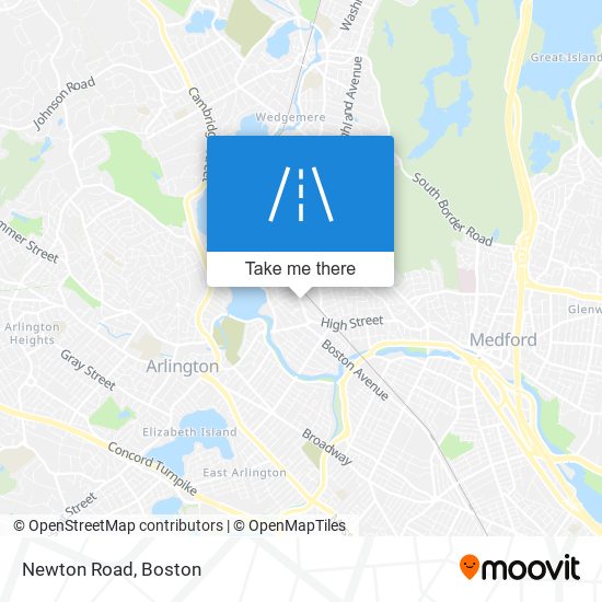 Mapa de Newton Road