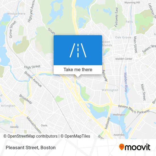 Pleasant Street map