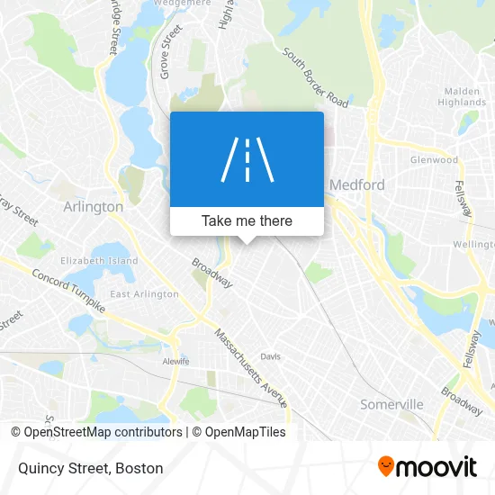 Quincy Street map