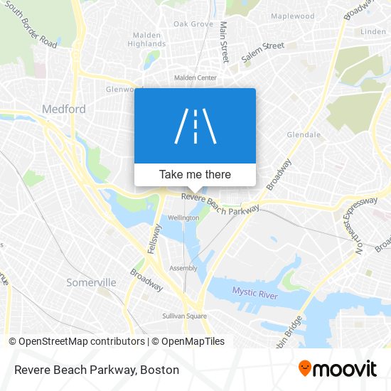 Mapa de Revere Beach Parkway