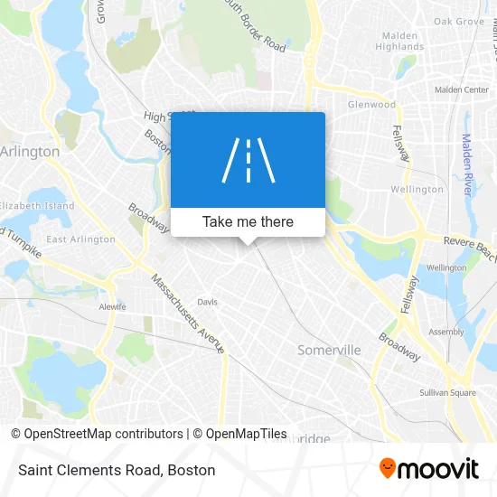 Saint Clements Road map