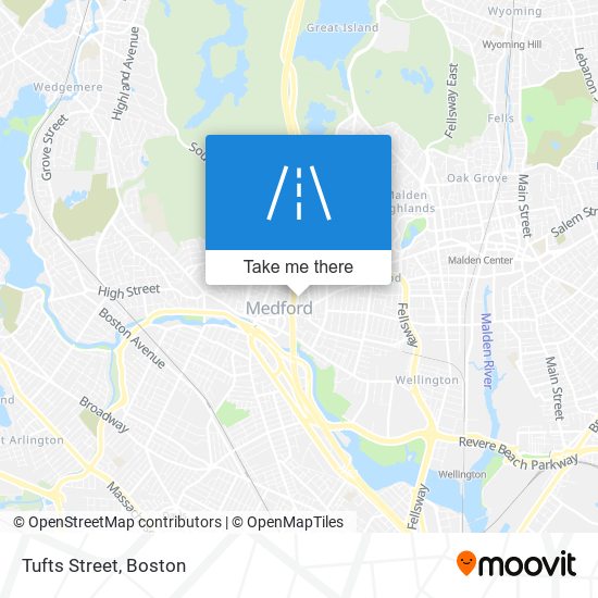 Tufts Street map