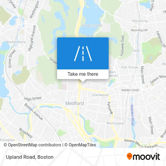 Upland Road map