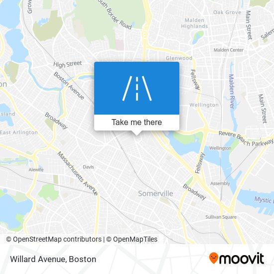 Mapa de Willard Avenue
