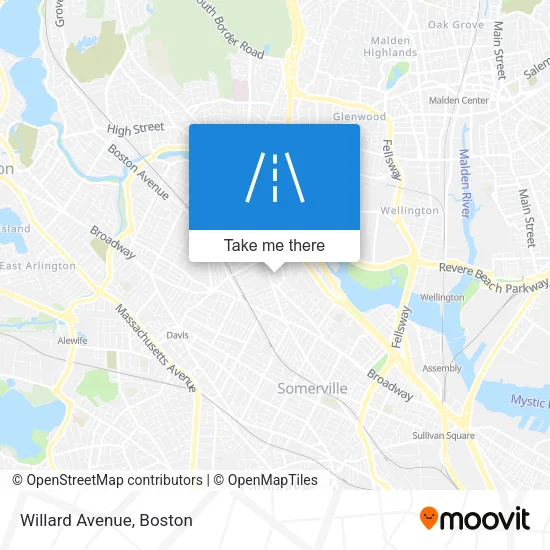 Willard Avenue map