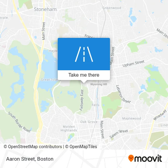 Aaron Street map