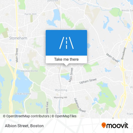 Albion Street map