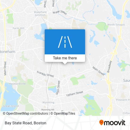 Mapa de Bay State Road