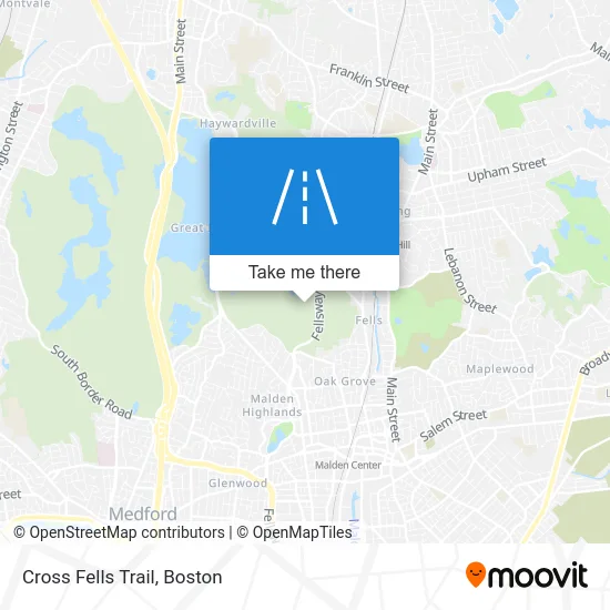 Cross Fells Trail map