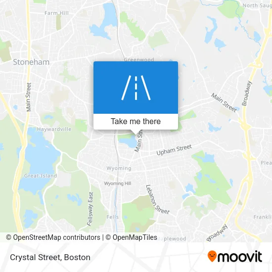 Crystal Street map