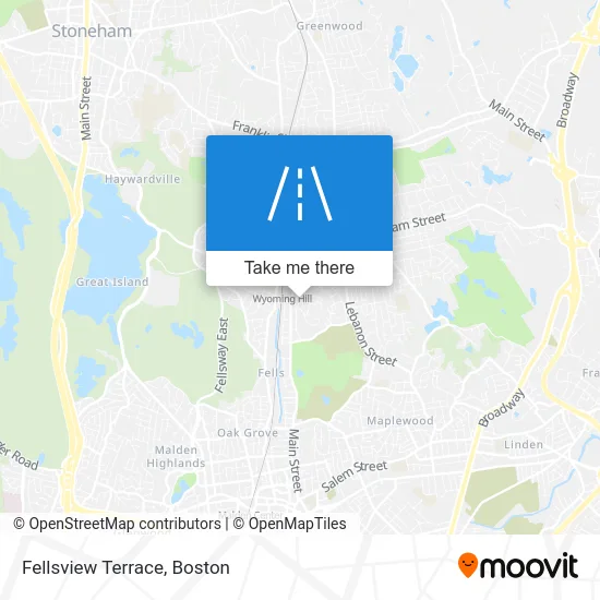 Fellsview Terrace map