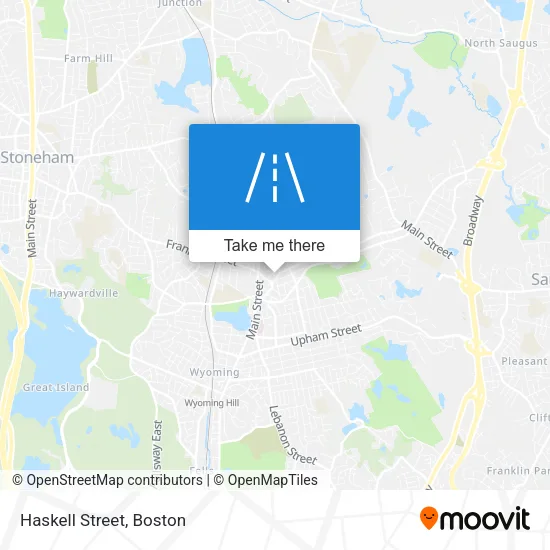 Haskell Street map