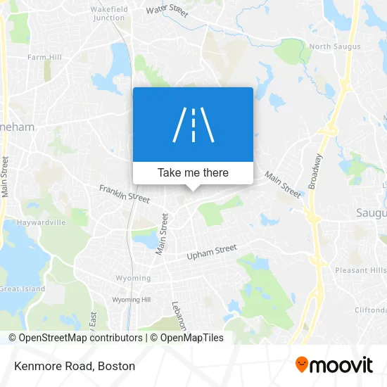 Kenmore Road map