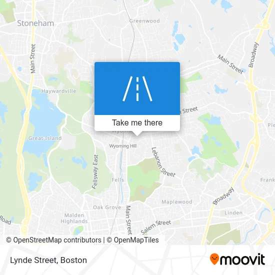 Lynde Street map
