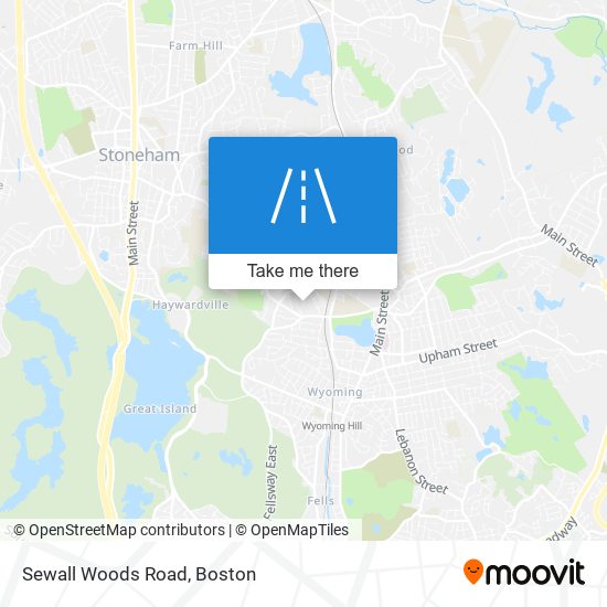 Mapa de Sewall Woods Road