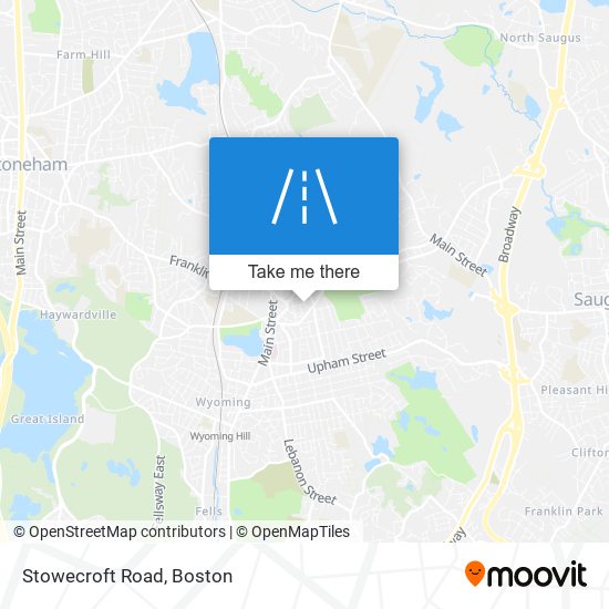 Mapa de Stowecroft Road