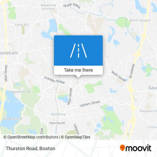 Thurston Road map