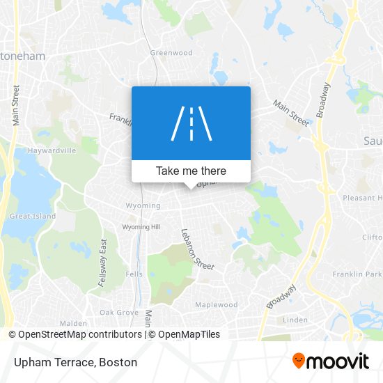 Mapa de Upham Terrace