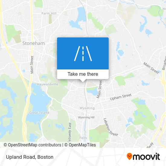 Upland Road map
