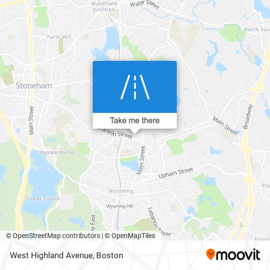 Mapa de West Highland Avenue