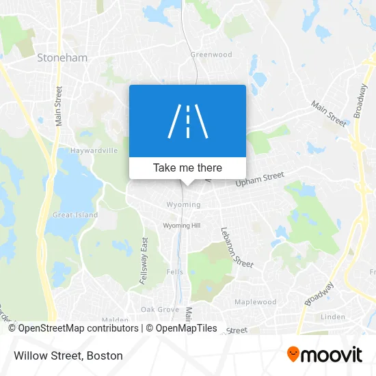 Willow Street map