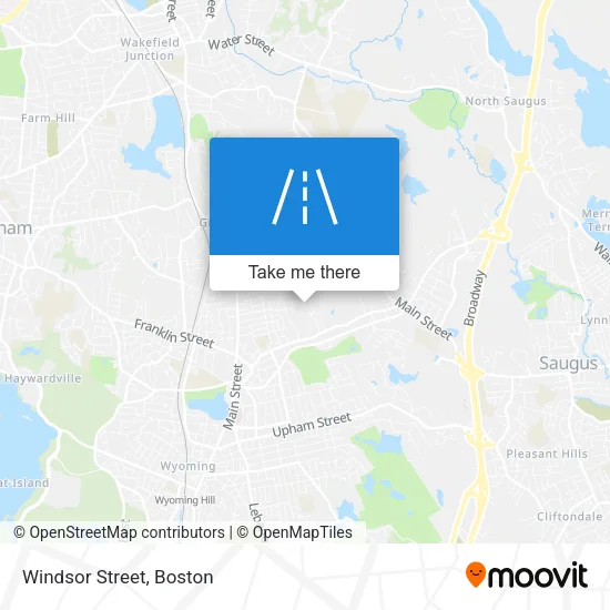 Windsor Street map
