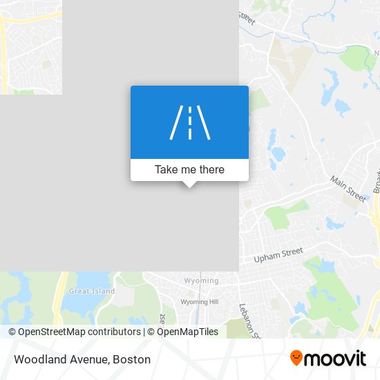 Mapa de Woodland Avenue