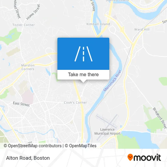 Alton Road map