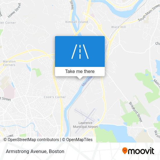Mapa de Armstrong Avenue