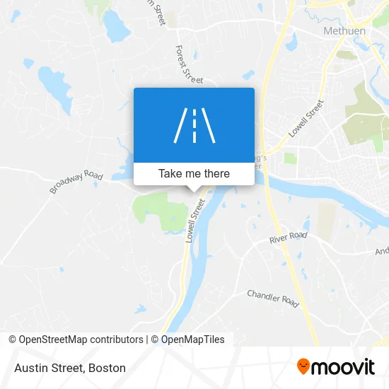 Austin Street map