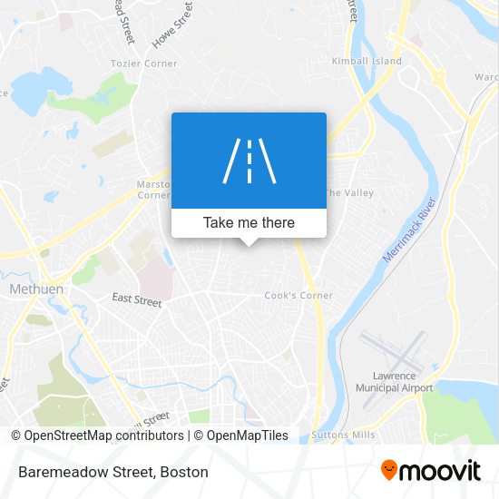 Mapa de Baremeadow Street