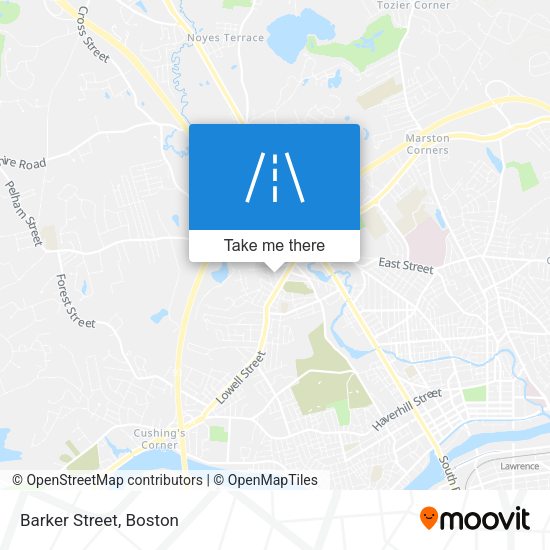Mapa de Barker Street
