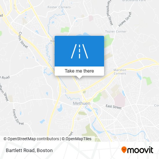 Bartlett Road map