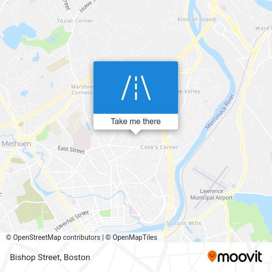 Mapa de Bishop Street