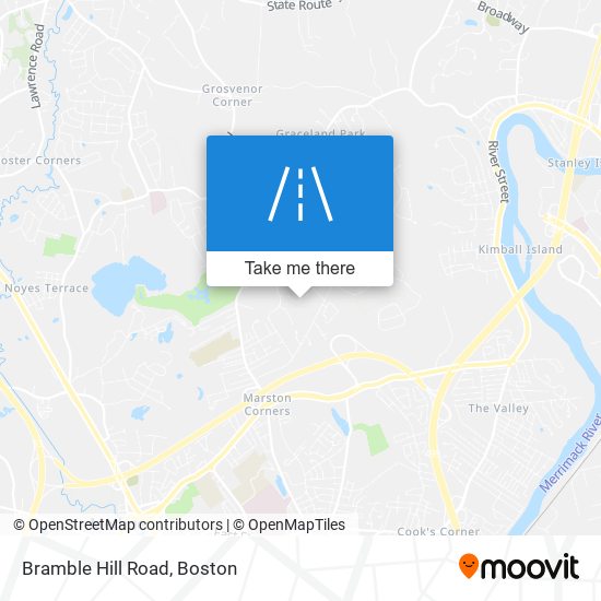 Mapa de Bramble Hill Road