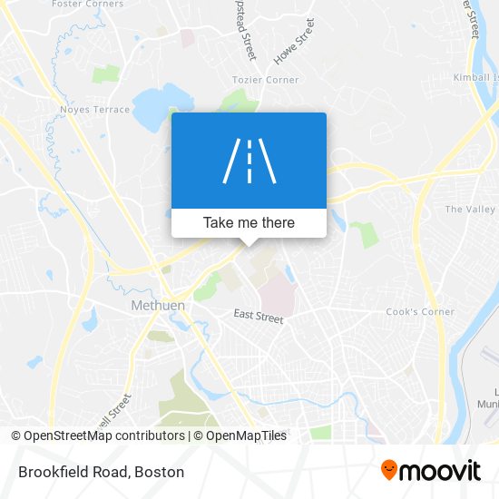 Mapa de Brookfield Road