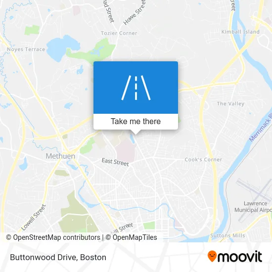 Buttonwood Drive map