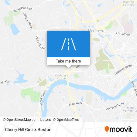 Cherry Hill Circle map