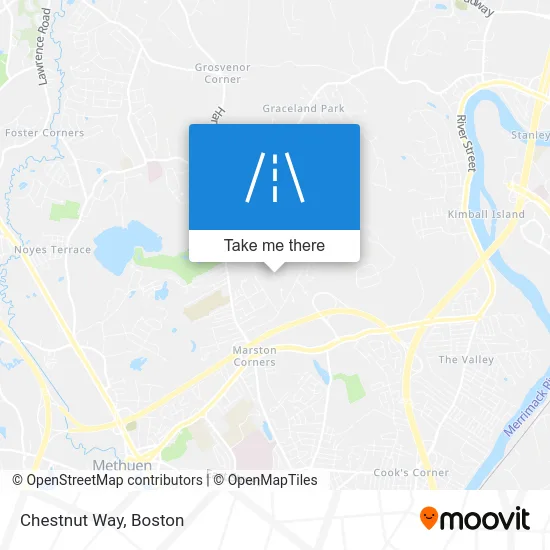 Chestnut Way map
